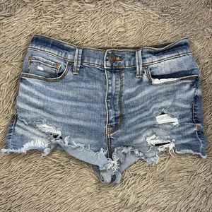 ~MUDD FLX STRETCH : Ripped Jean Shorts